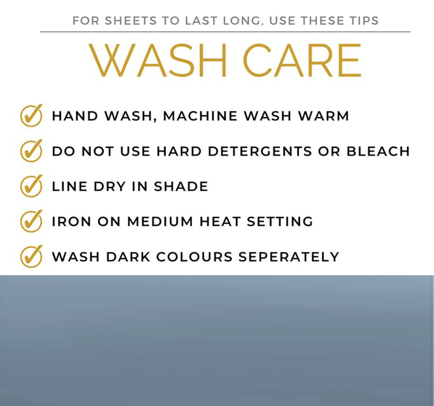 Living Leisure 200 Thread Count Cotton Satin Flat Bedsheet Set for Double Bed with 2 Pillowcases, Queen, Blue