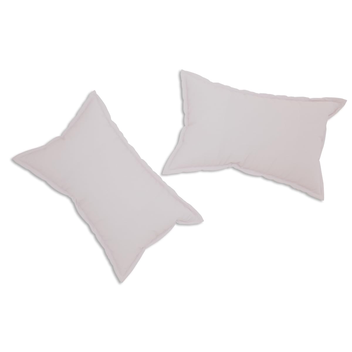 Living Leisure 600 Thread Count Cotton Satin Flat Bedsheet Set with 2 Pillowcases, Pink, Queen