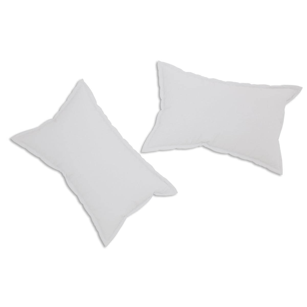 Living Leisure 600 Thread Count Cotton Satin Flat Bedsheet Set with 2 Pillowcases, Light Grey ,King